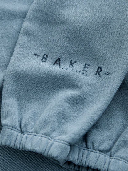 Baker by Ted Baker Blue Oversized Washed Sweatshirt and Joggers Set image 10