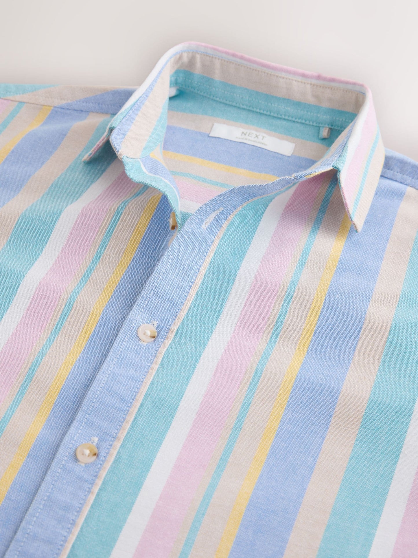 Dsiney Kidz - Multi Pastel Short Sleeve Stripe Shirt (3-16yrs) image 3