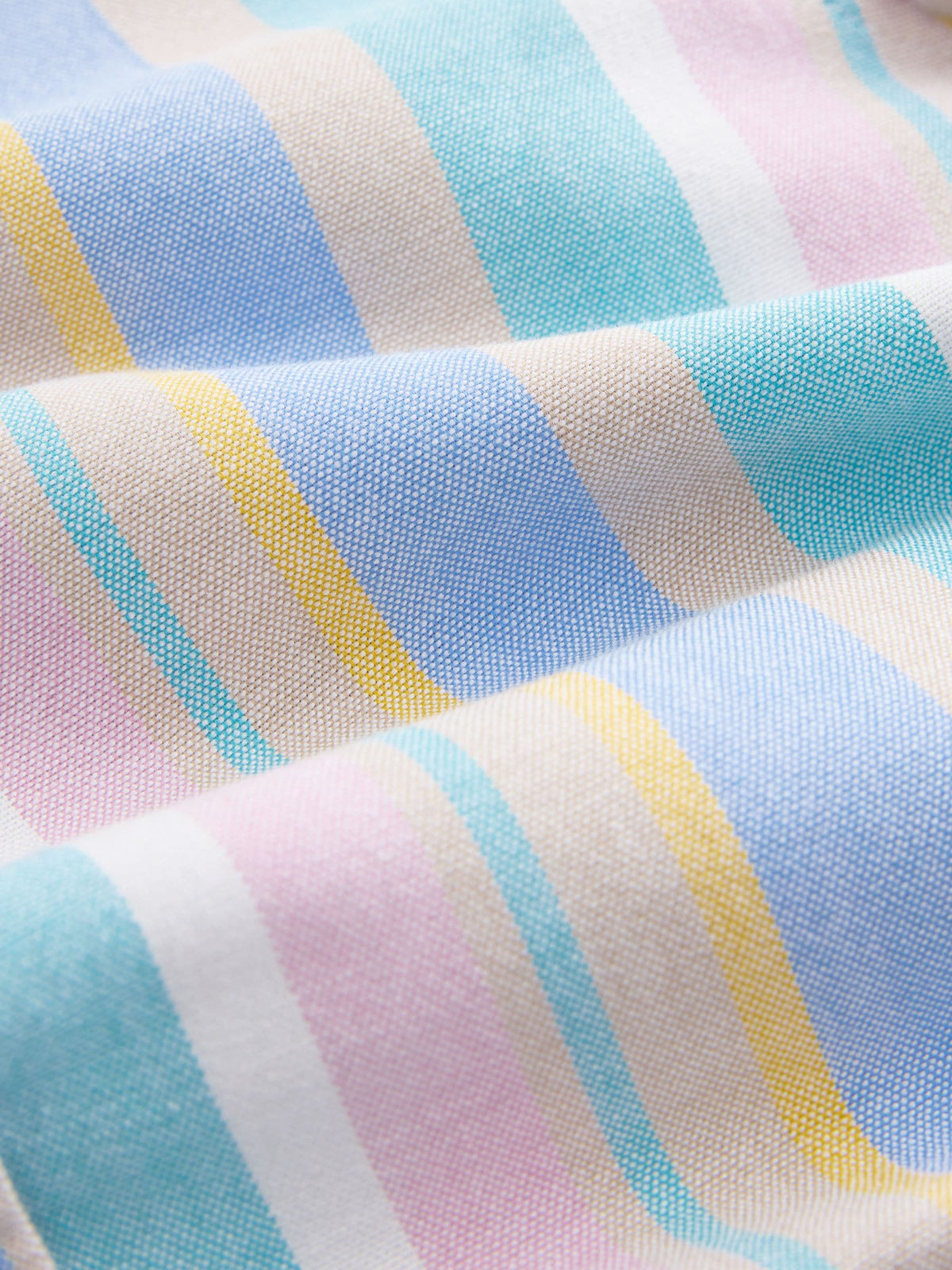 Dsiney Kidz - Multi Pastel Short Sleeve Stripe Shirt (3-16yrs) image 4