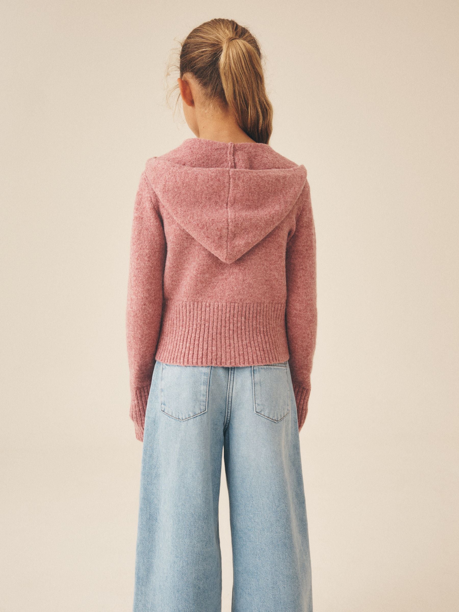 Dsiney Kidz - Pink Knitted Hoodie (3-16yrs) image 3