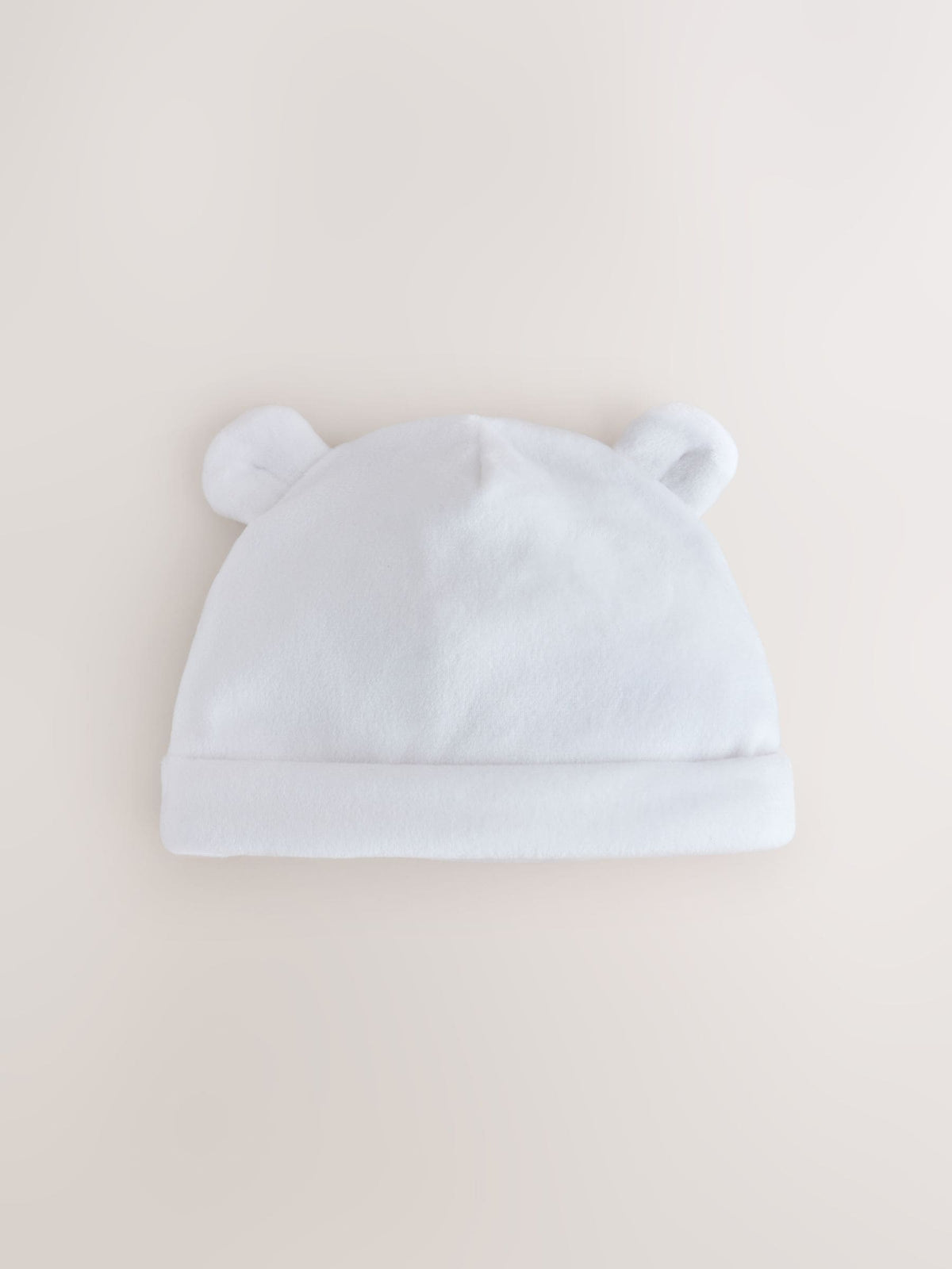 Dsiney Kidz - Pink/White Velour Baby Beanies 2 Pack (0-12mths) image 4