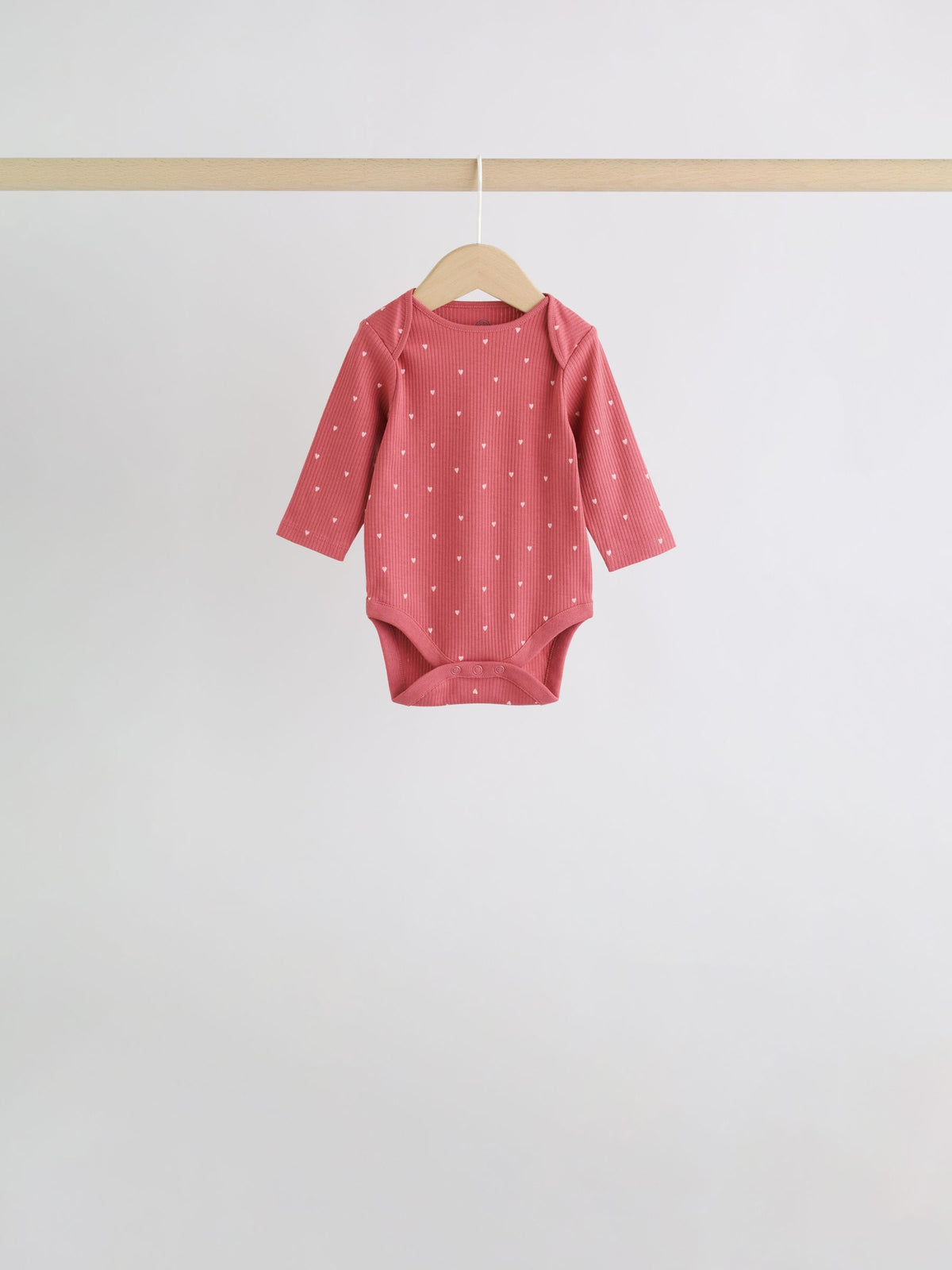 Dsiney Kidz - Pink Cherry Print 5 Pack Long Sleeve Baby Bodysuit image 7