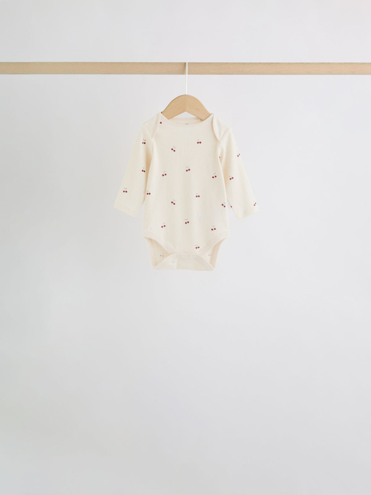 Dsiney Kidz - Pink Cherry Print 5 Pack Long Sleeve Baby Bodysuit image 8