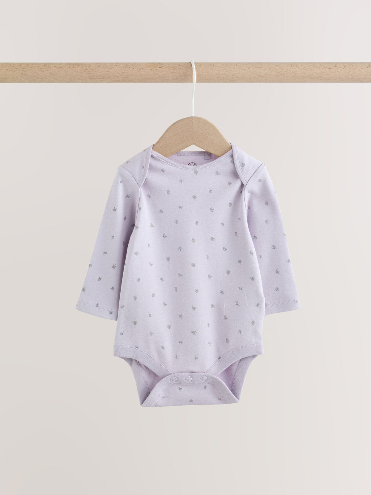 Dsiney Kidz - Lilac/Sage Fairy Mouse Long Sleeve Baby Bodysuits 5 Pack image 6