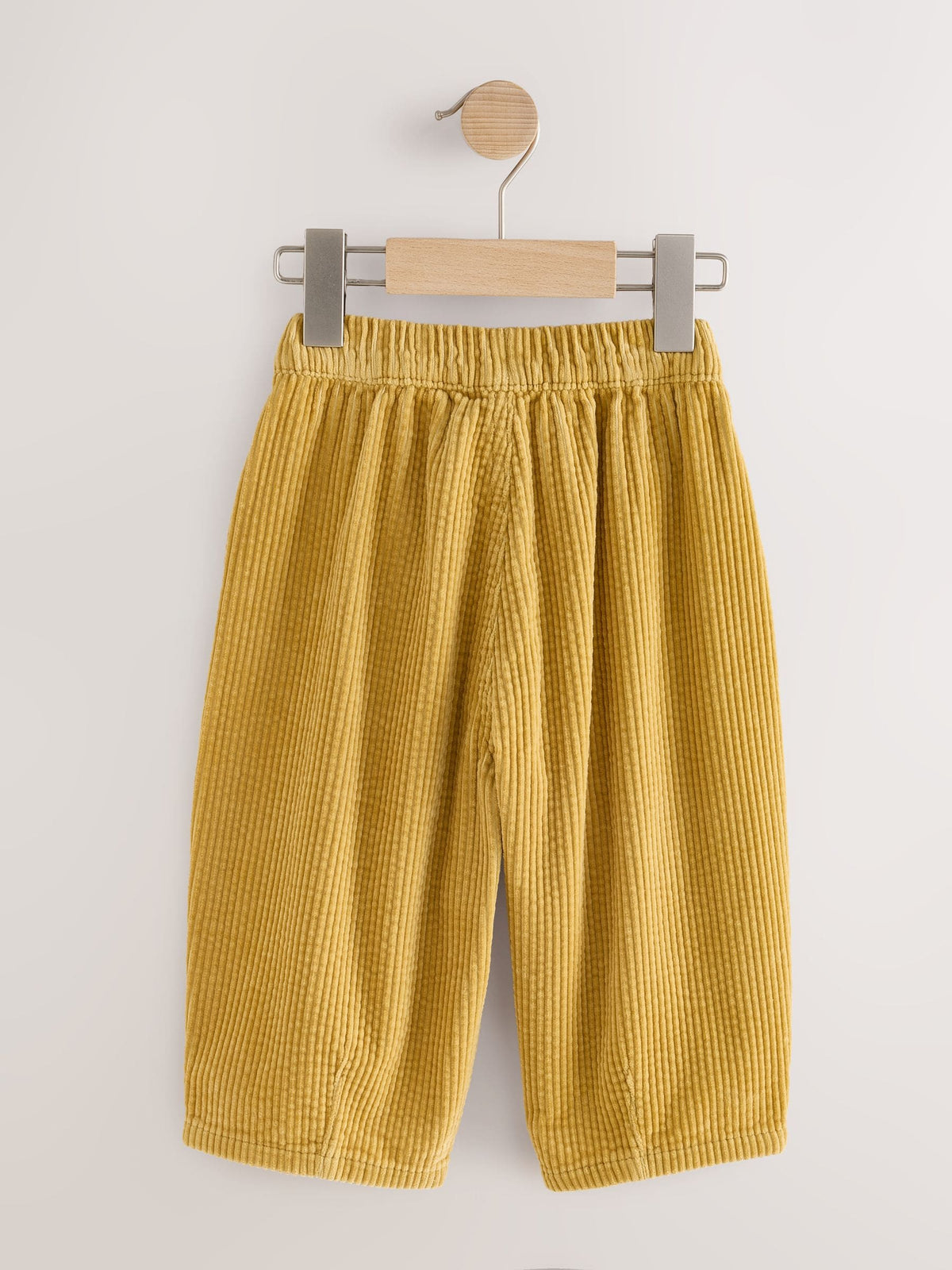Yellow Wide Fit Textured Corduroy Pull On Trousers (3mths-7yrs) - image 6