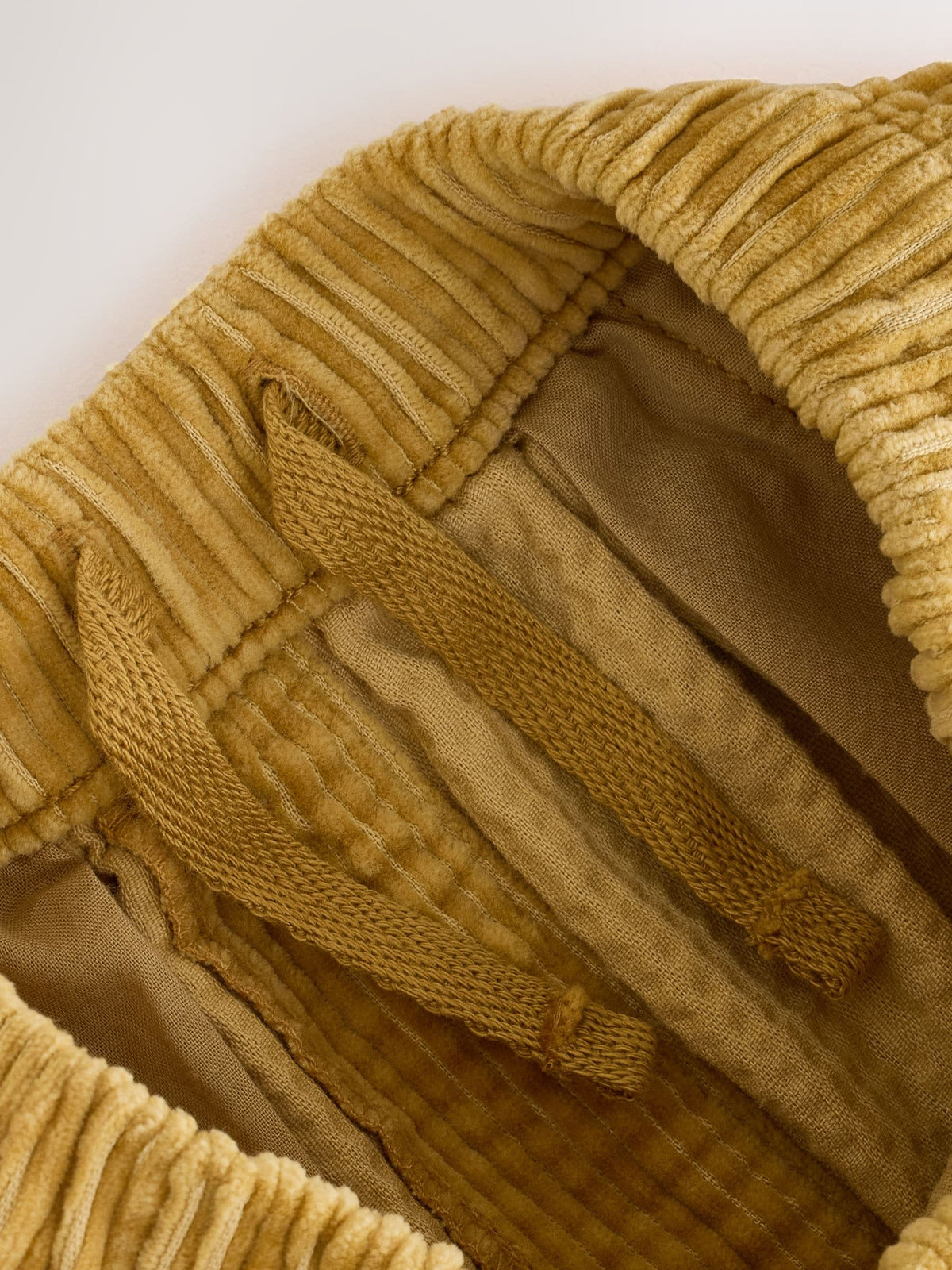 Yellow Wide Fit Textured Corduroy Pull On Trousers (3mths-7yrs) - image 8