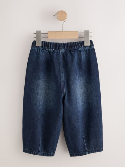 Dark Blue Wide Barrel Jeans (3mths-7yrs) - image 7