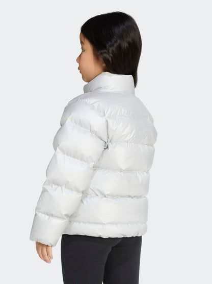 Dsiney Kidz - adidas Silver Synthetic Down Glam Jacket image 3