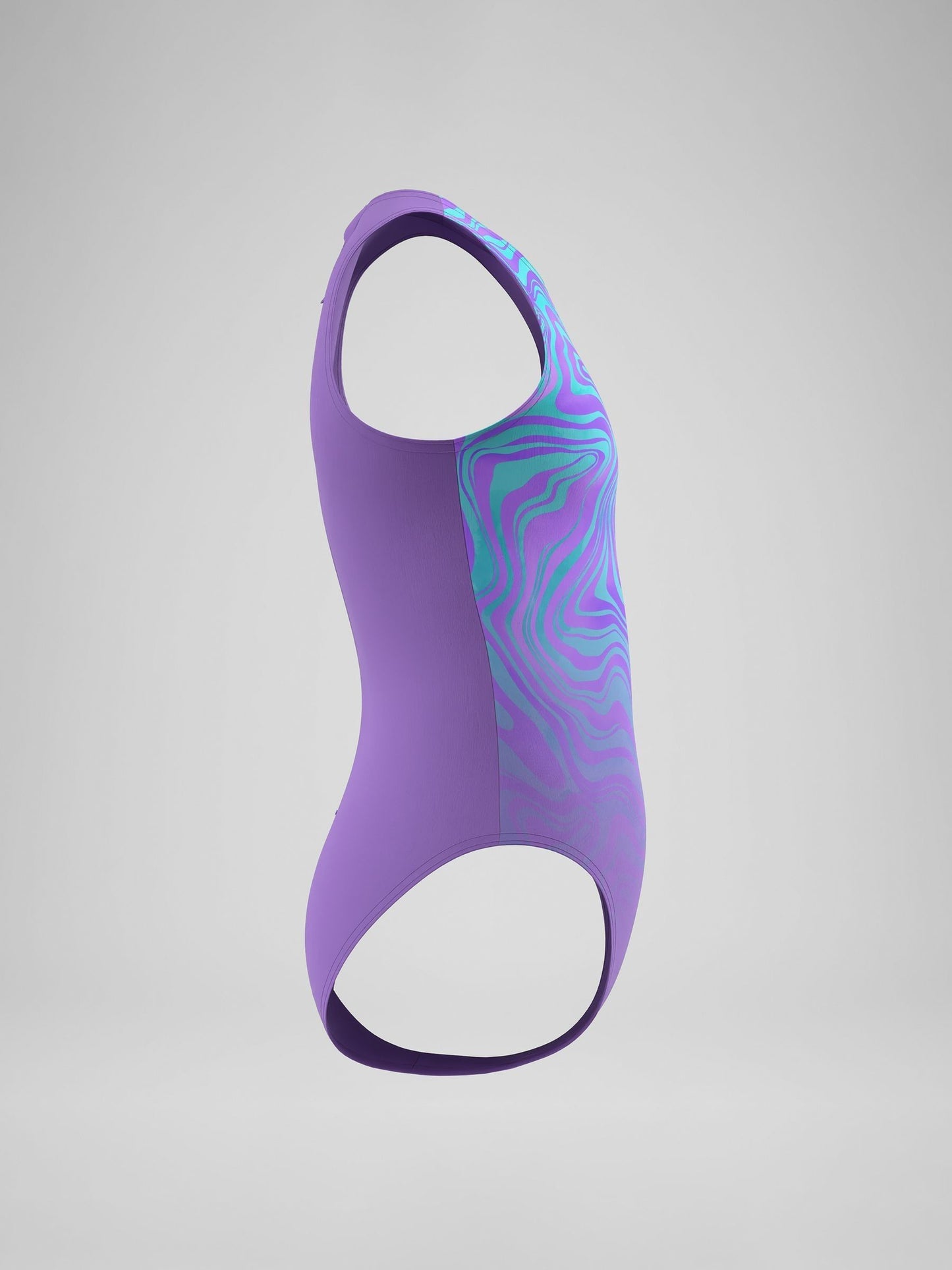 Dsiney Kidz - Speedo Purple Print Hydrasuit Swimsuit image 2