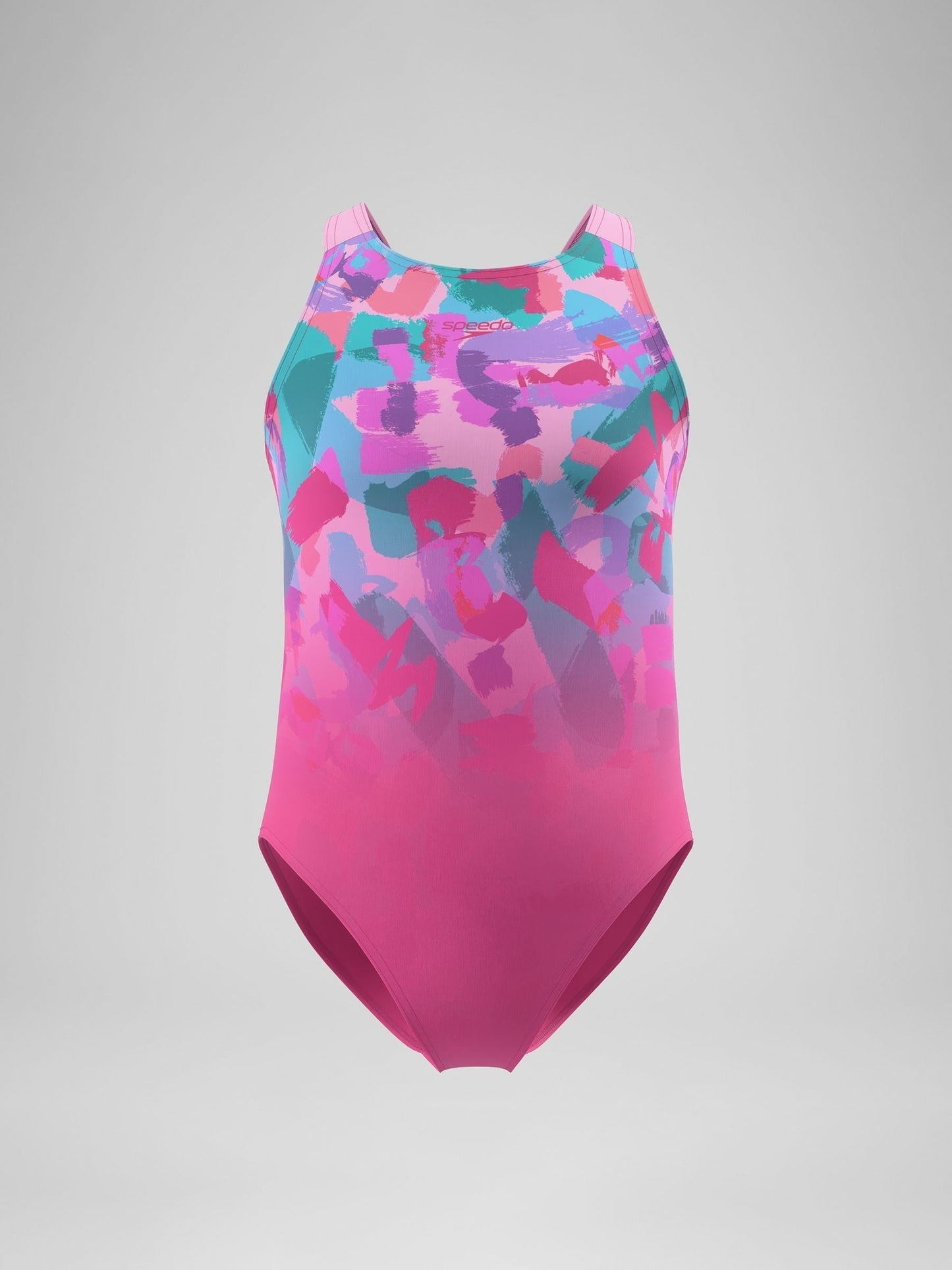 Dsiney Kidz - Speedo Pink Print Pulseback Swimsuit image 1