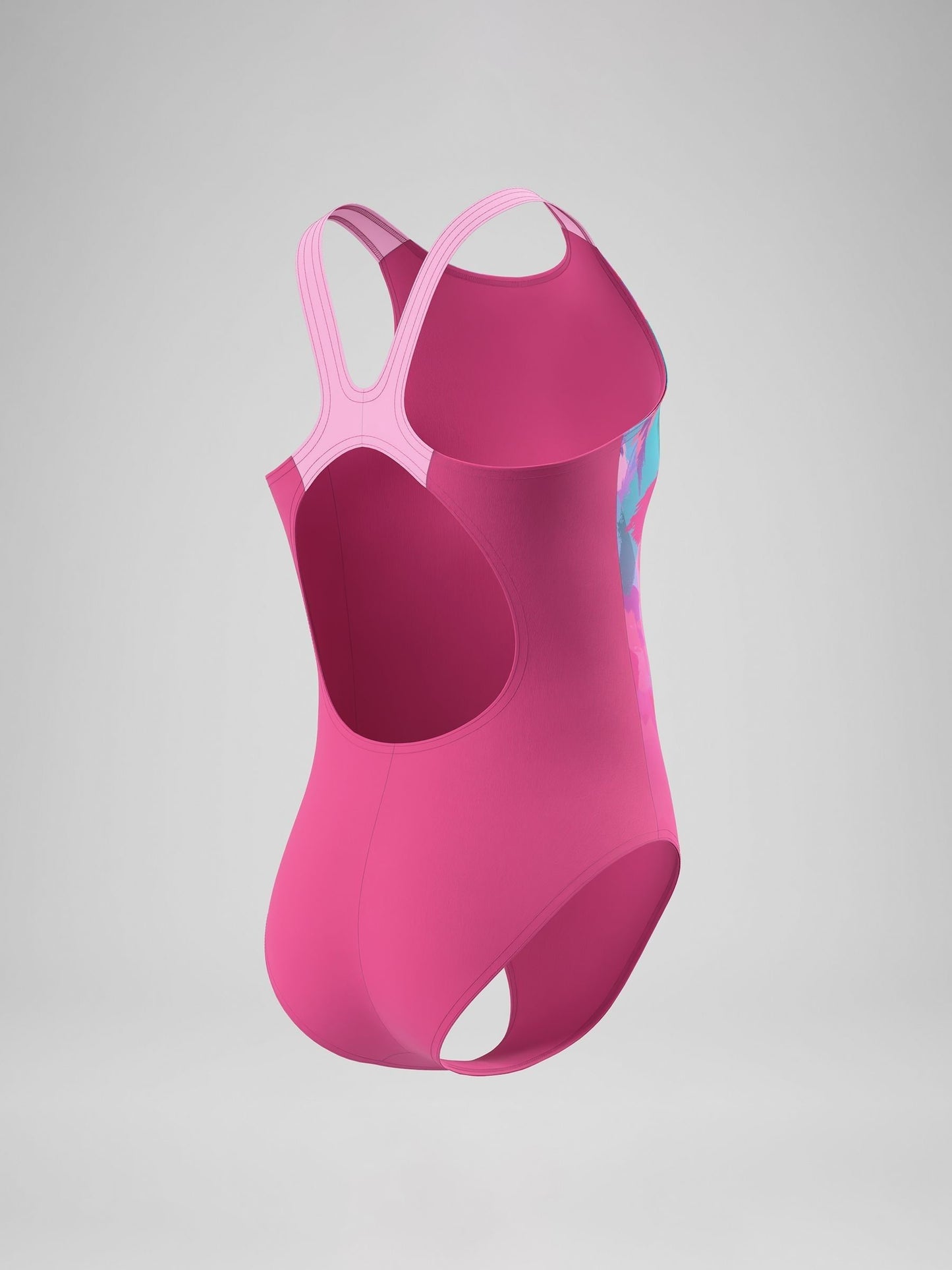 Dsiney Kidz - Speedo Pink Print Pulseback Swimsuit image 4