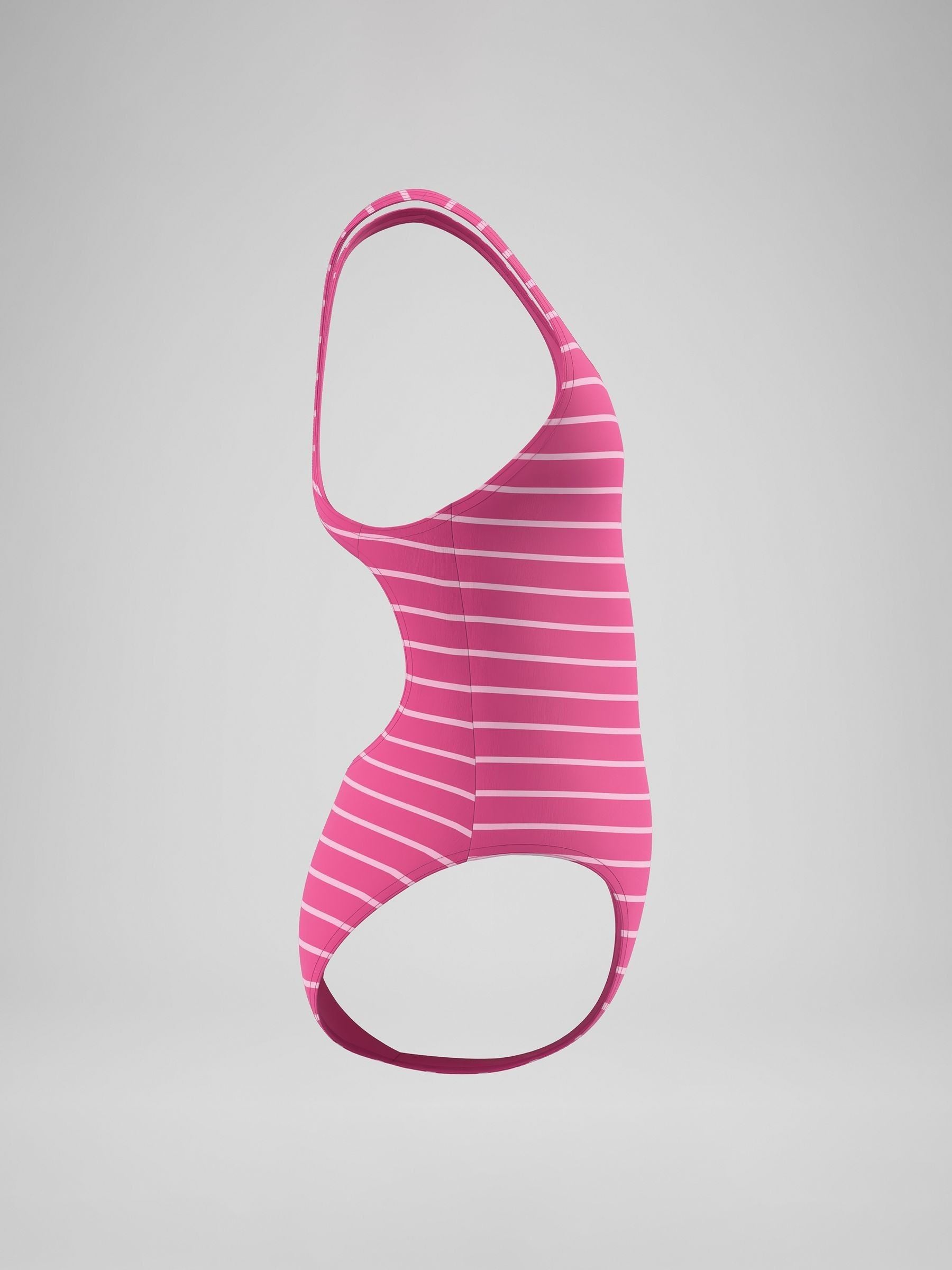 Dsiney Kidz - Speedo Pink Print Medalist Swimsuit image 2