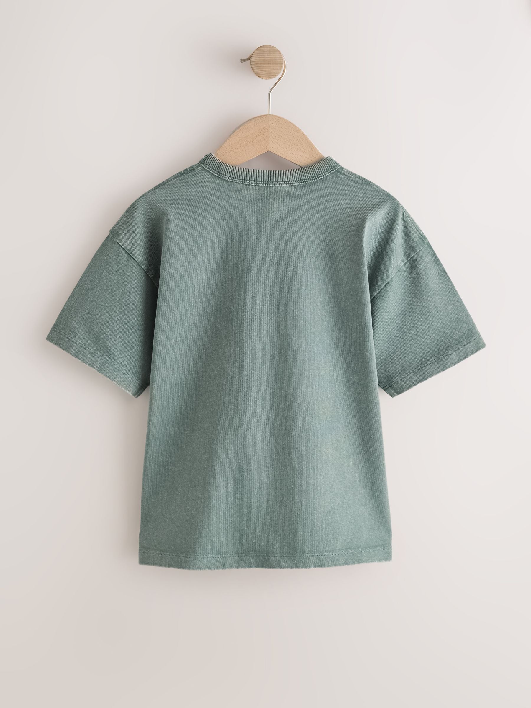 Dsiney Kidz - Teal Blue Burger Washed Graphic T-Shirt (3-16yrs) image 2