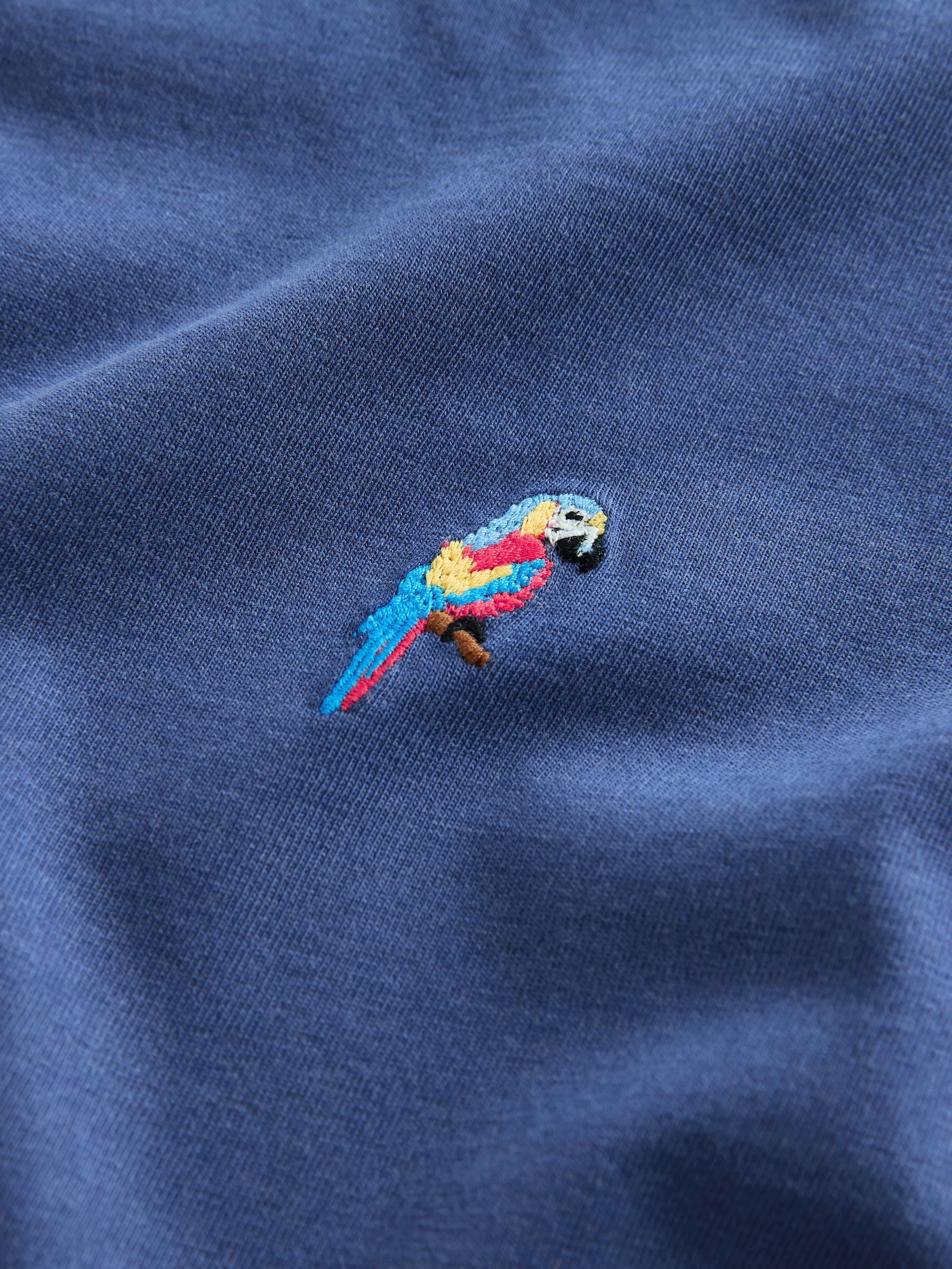 Dsiney Kidz - Blue Washed Chest Embroidery T-Shirt (3-16yrs) image 3