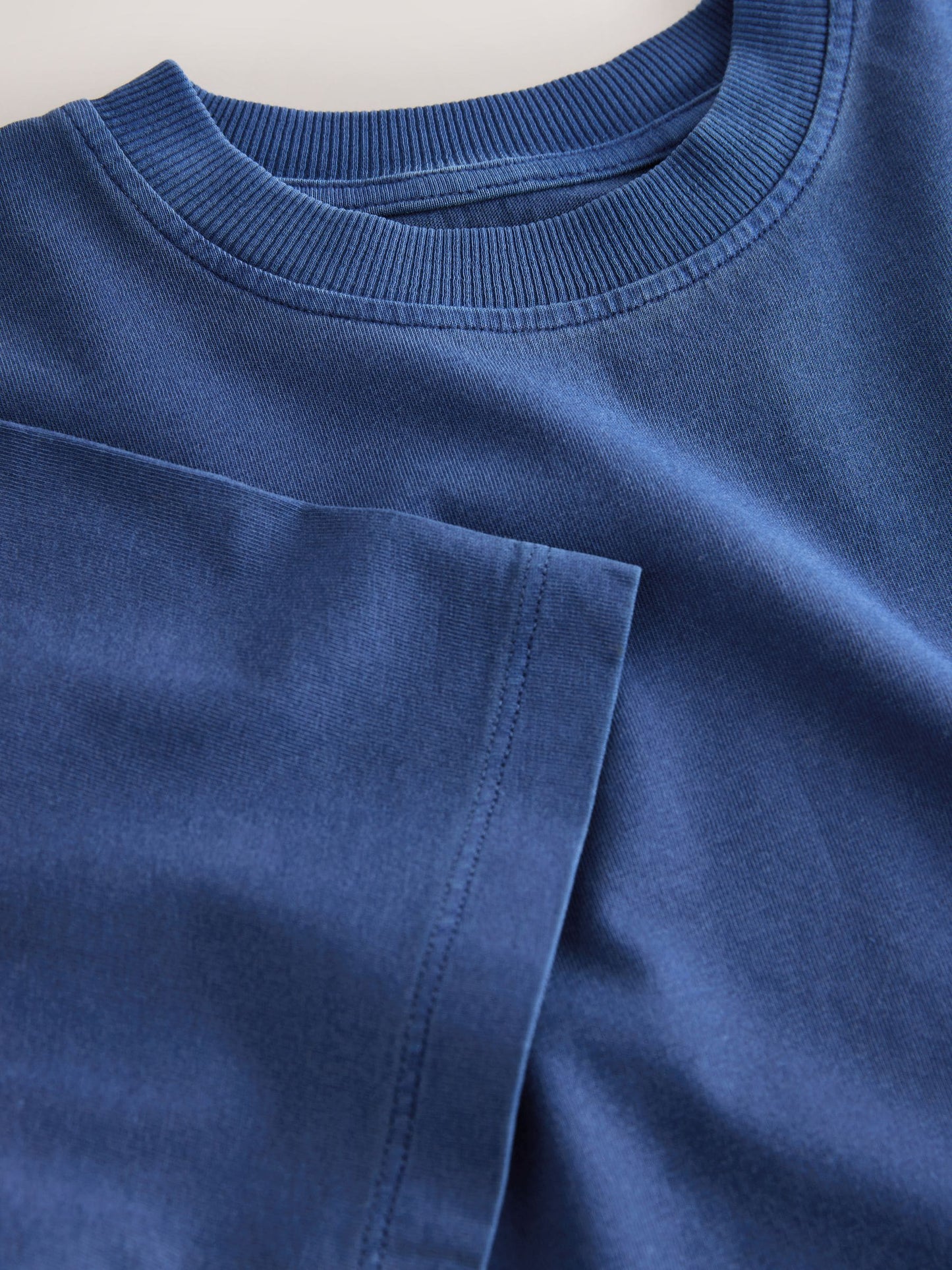 Dsiney Kidz - Blue Washed Chest Embroidery T-Shirt (3-16yrs) image 4