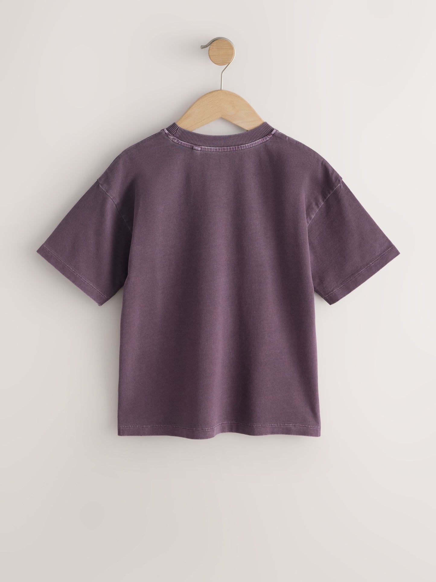 Dsiney Kidz - Berry Purple Washed Chest Embroidery T-Shirt (3-16yrs) image 5