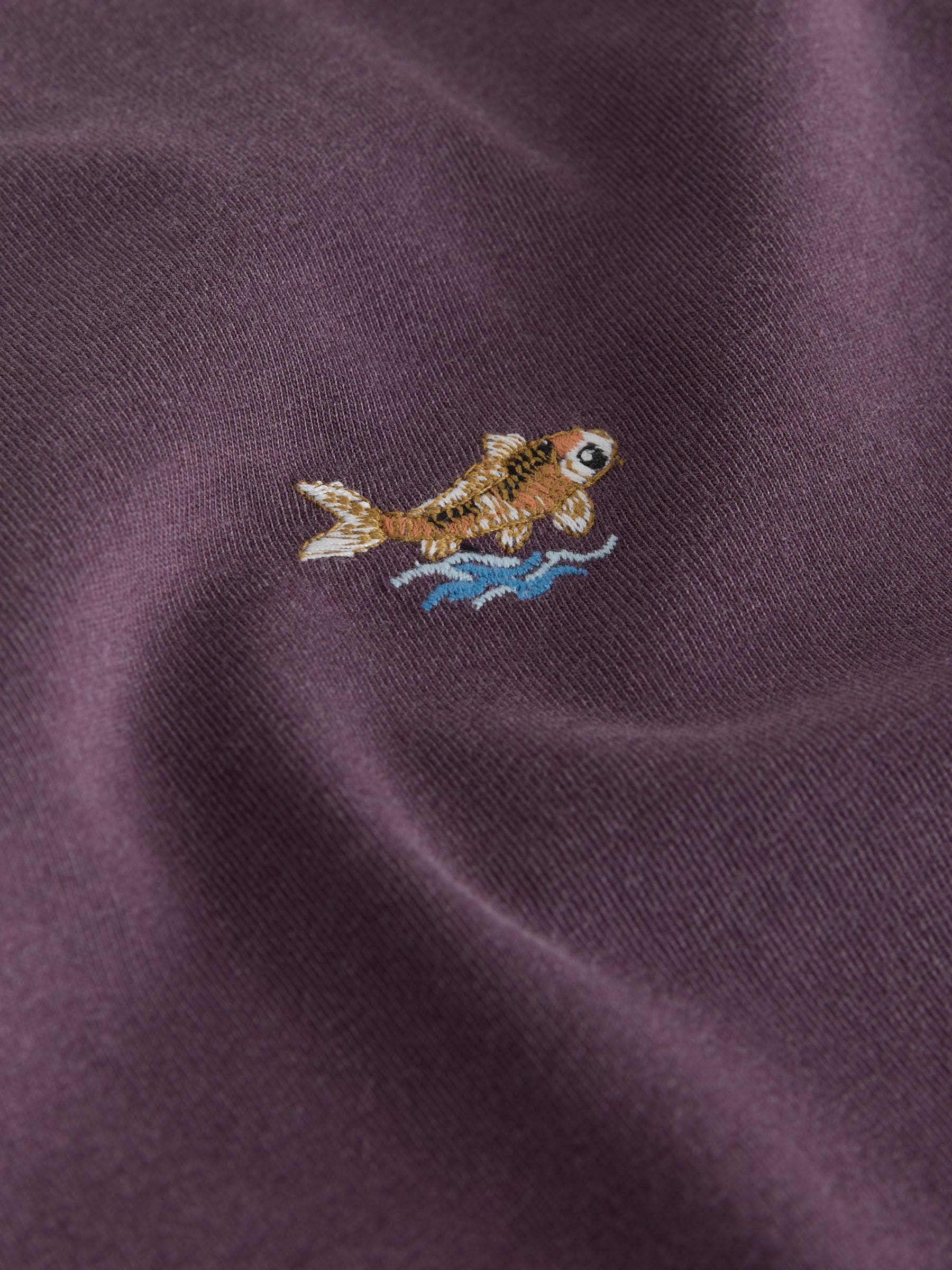 Dsiney Kidz - Berry Purple Washed Chest Embroidery T-Shirt (3-16yrs) image 7