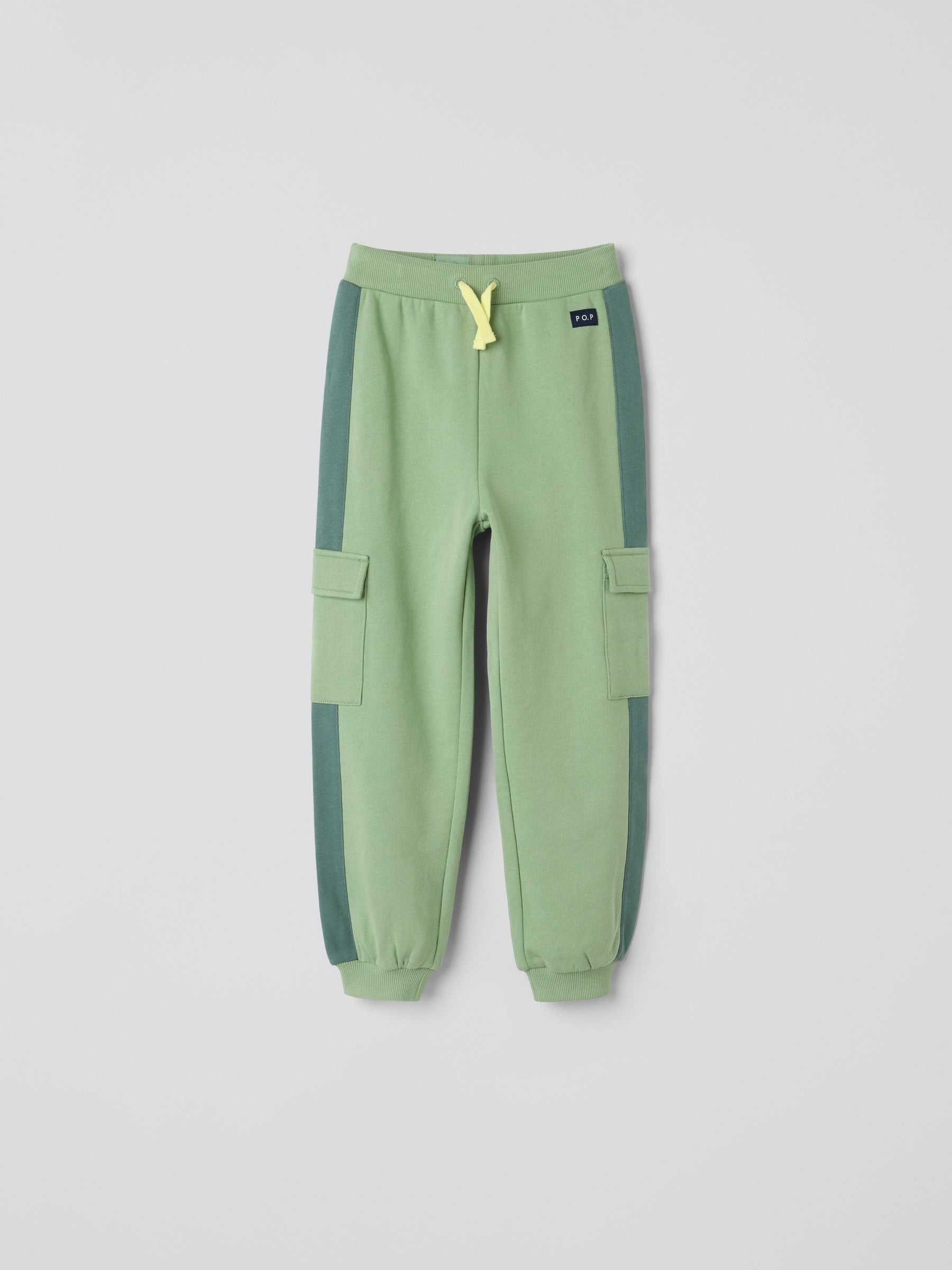 Polarn O. Pyret Green Cargo Joggers image 2