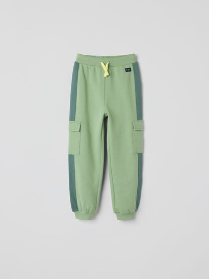 Polarn O. Pyret Green Cargo Joggers image 2