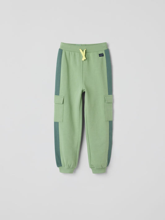 Polarn O. Pyret Green Cargo Joggers image 2