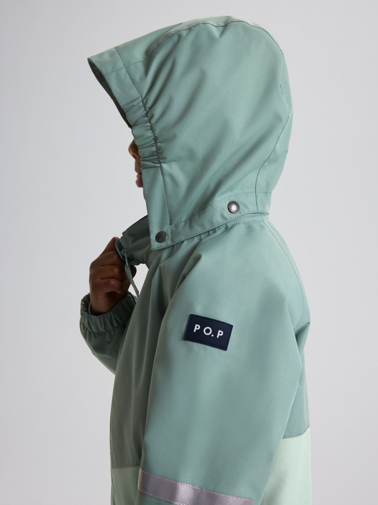 Dsiney Kidz - Polarn O. Pyret Green Lightweight Waterproof Jacket image 2