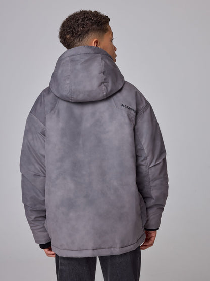 smALLSAINTS Grey Washed Parka Jacket - image 2