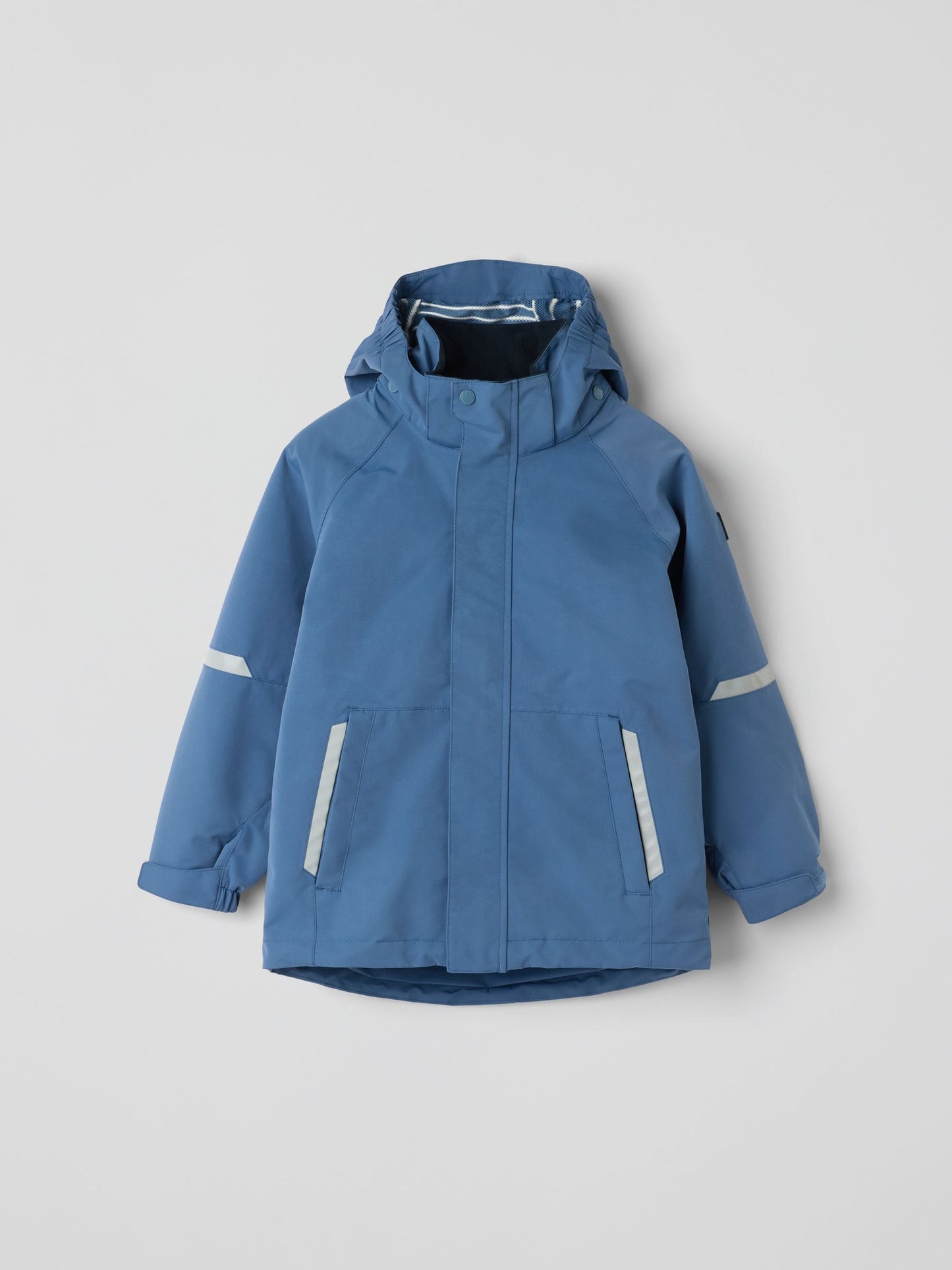 Dsiney Kidz - Polarn O. Pyret Blue Waterproof Shell Jacket image 4