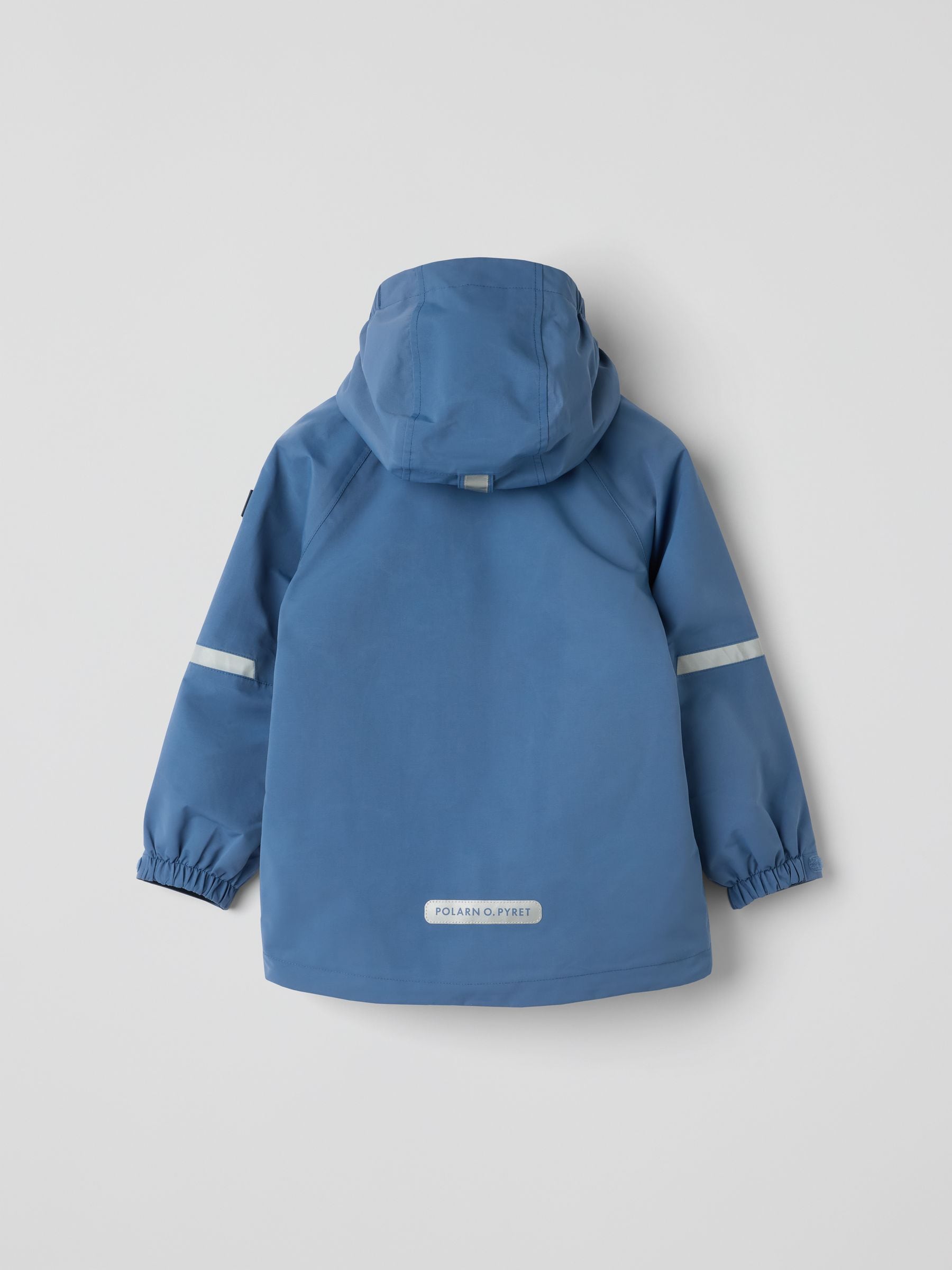 Dsiney Kidz - Polarn O. Pyret Blue Waterproof Shell Jacket image 5
