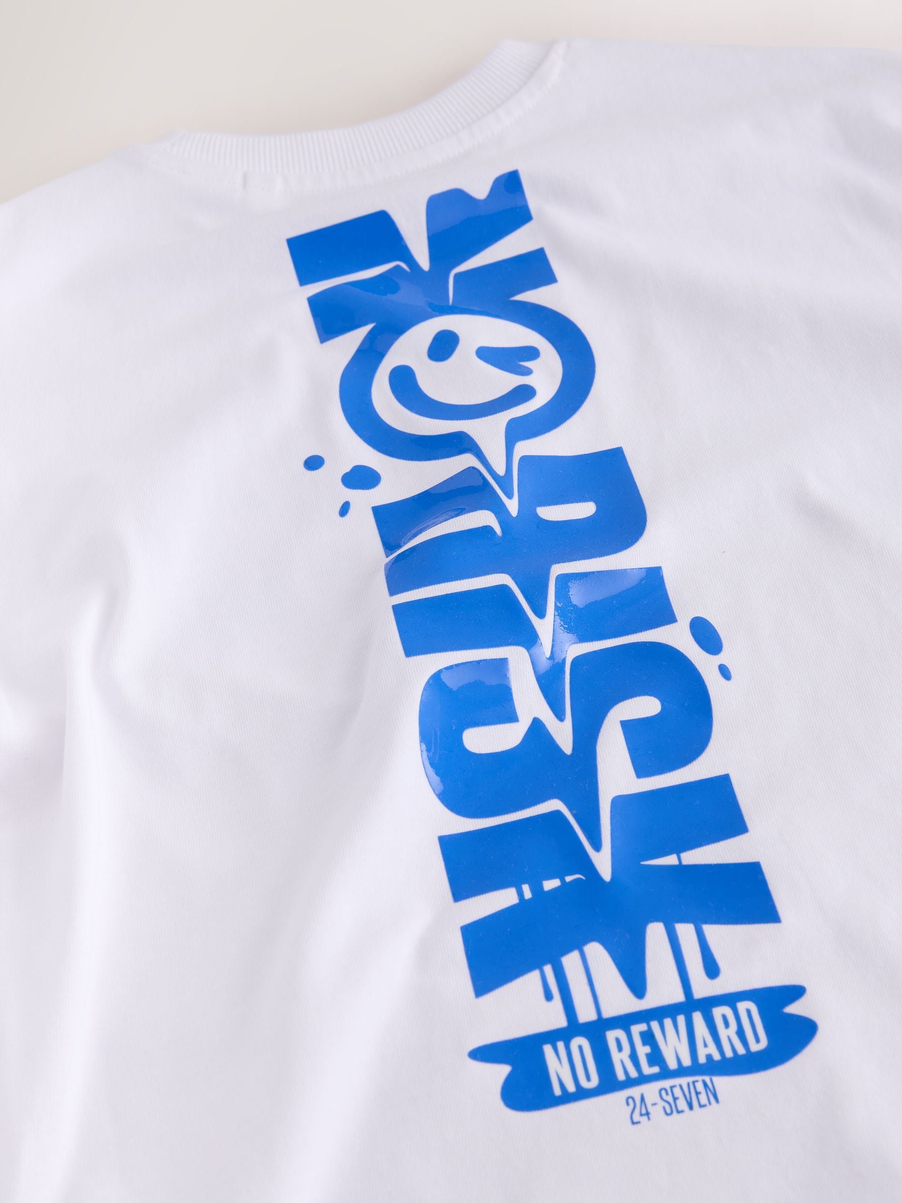 Dsiney Kidz - White Smile Short Sleeve Graphic T-Shirt (3-16yrs) image 4