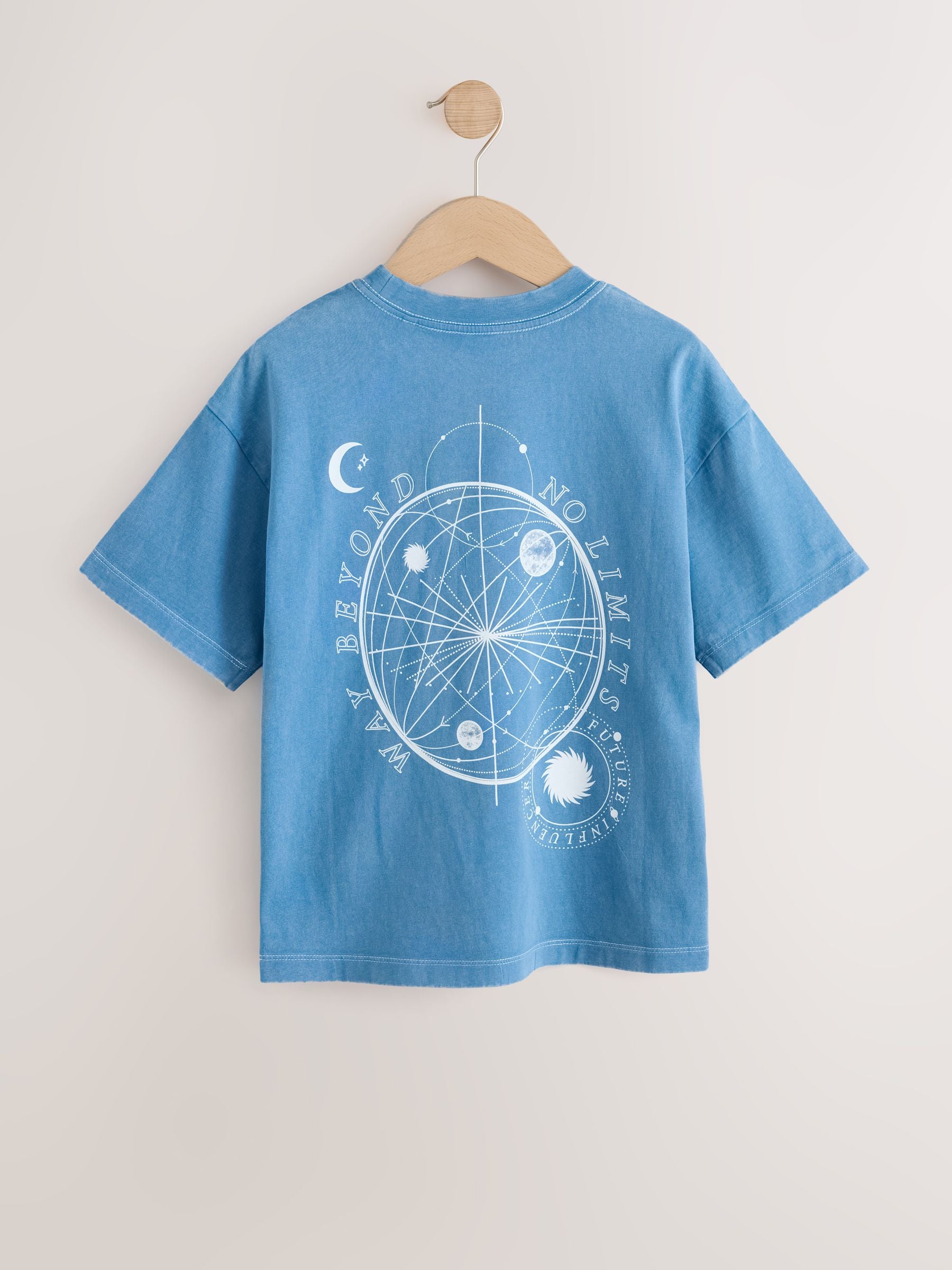 Dsiney Kidz - Blue Celestial Washed Graphic T-Shirt (3-16yrs) image 2