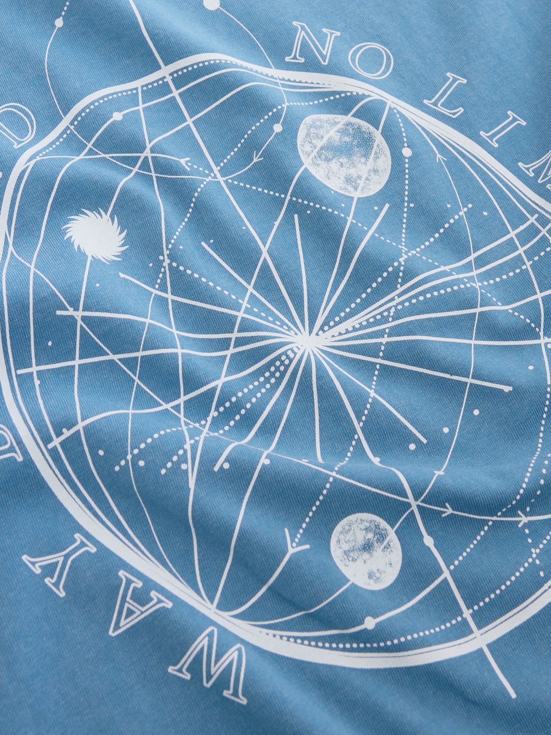 Dsiney Kidz - Blue Celestial Washed Graphic T-Shirt (3-16yrs) image 3