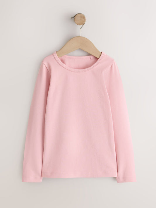 Dsiney Kidz - Pink Long Sleeve Vests 2 Pack (1.5-16yrs) image 2