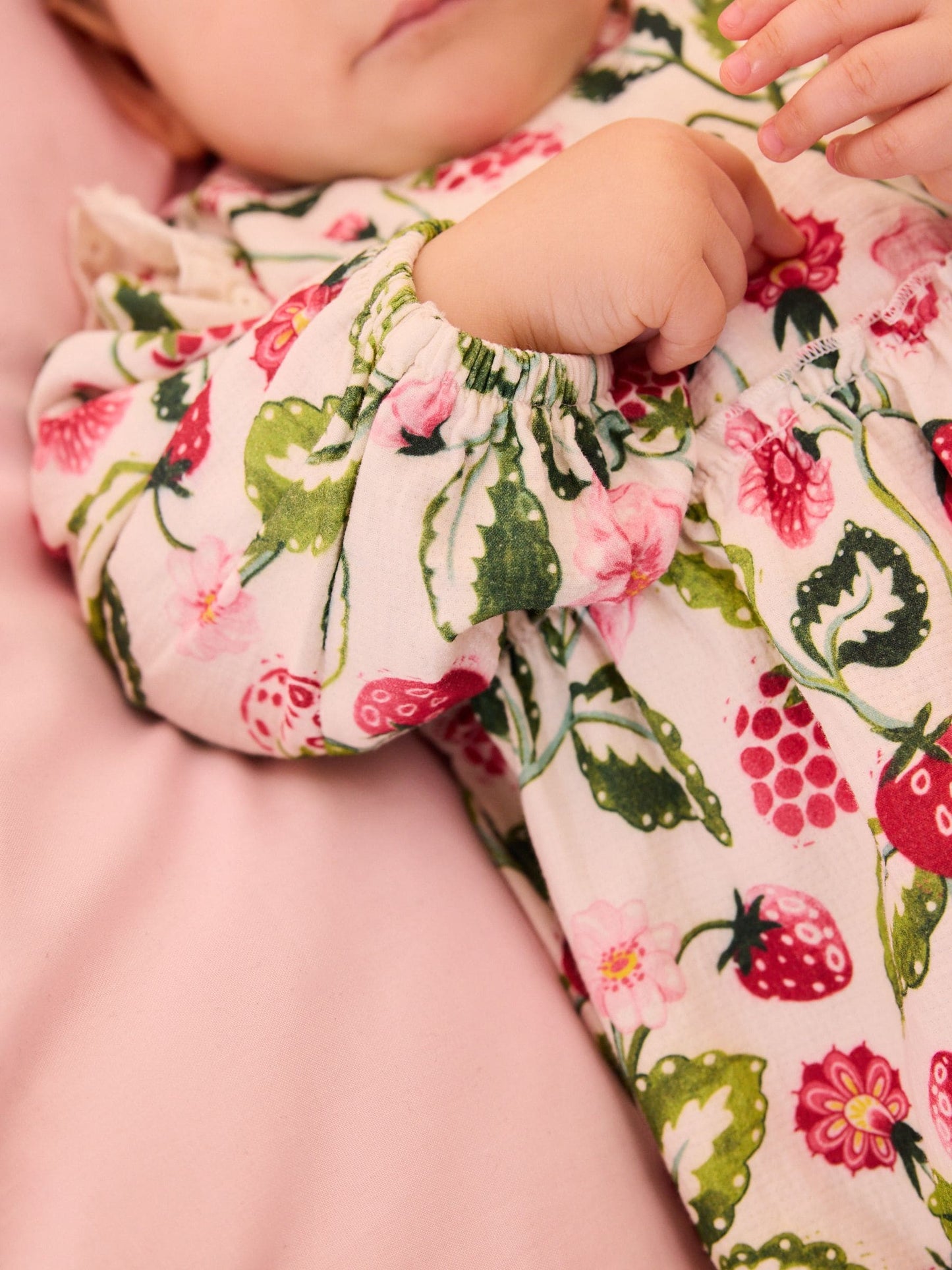 Pink / White Cath Kidston Baby Woven Romper image 3