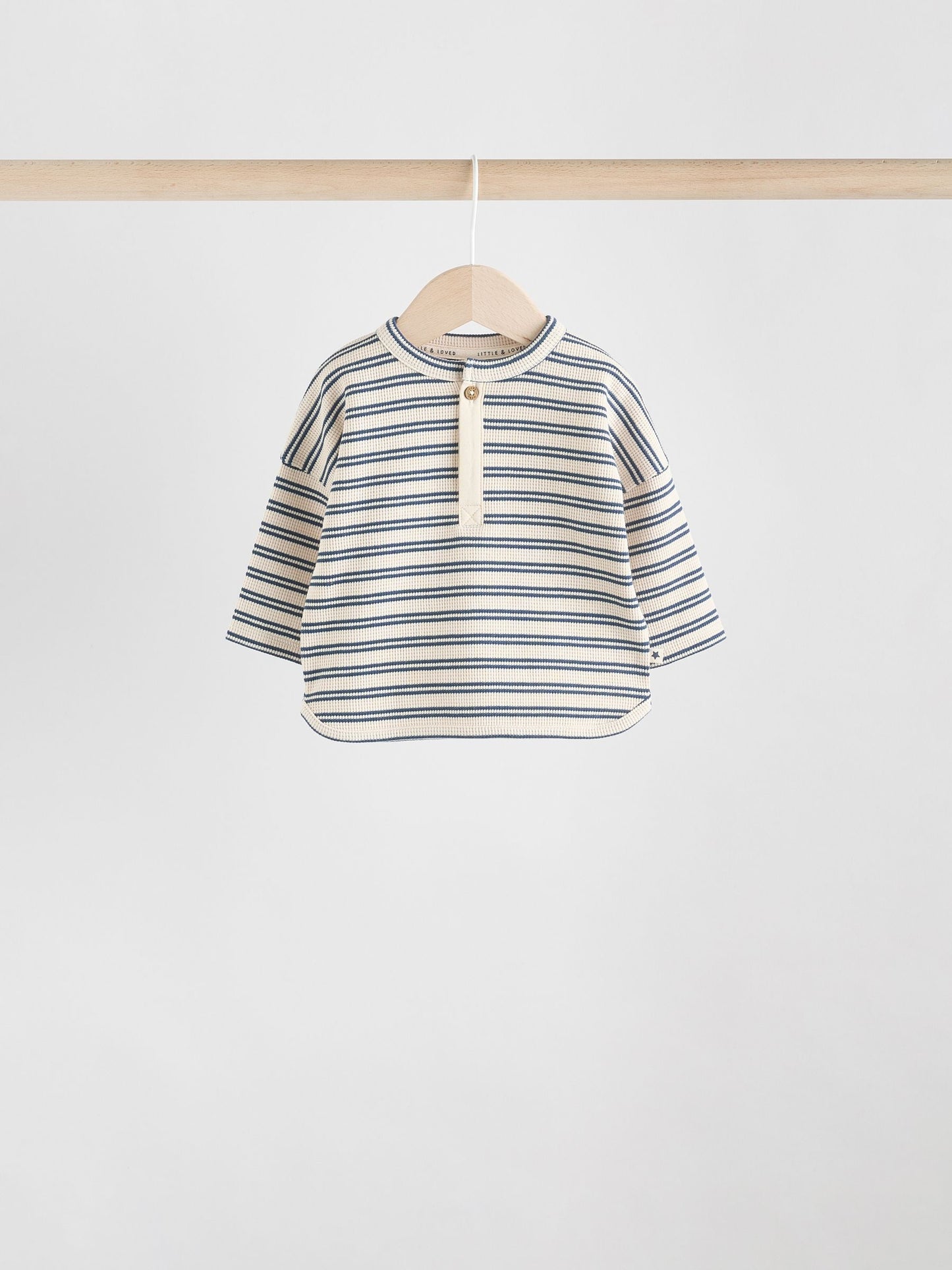 Green/Blue/Brown Stripe Baby Top & Leggings 6 Piece Set (0mths-3yrs) image 3