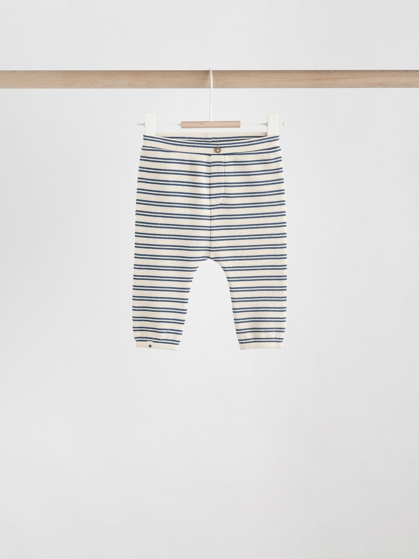 Dsiney Kidz - Green/Blue/Brown Stripe Baby Top & Leggings Set 6 Piece (0mths-3yrs) image 4