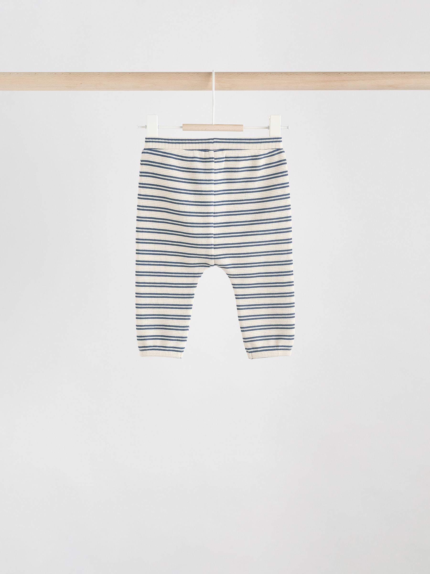 Green/Blue/Brown Stripe Baby Top & Leggings 6 Piece Set (0mths-3yrs) image 6