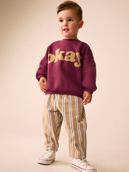 Dsiney Kidz - Red Crew Neck Joggers Set (3mths-7yrs) image 1