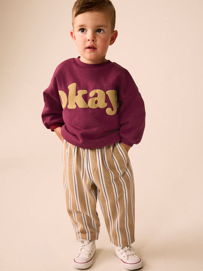 Dsiney Kidz - Red Crew Neck Joggers Set (3mths-7yrs) image 2