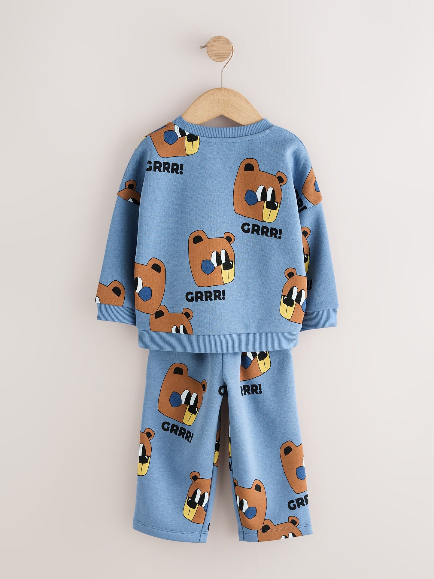 Dsiney Kidz - Blue All Over Print Crew Neck Sweat Top and Joggers Set (3mths-7yrs) image 7