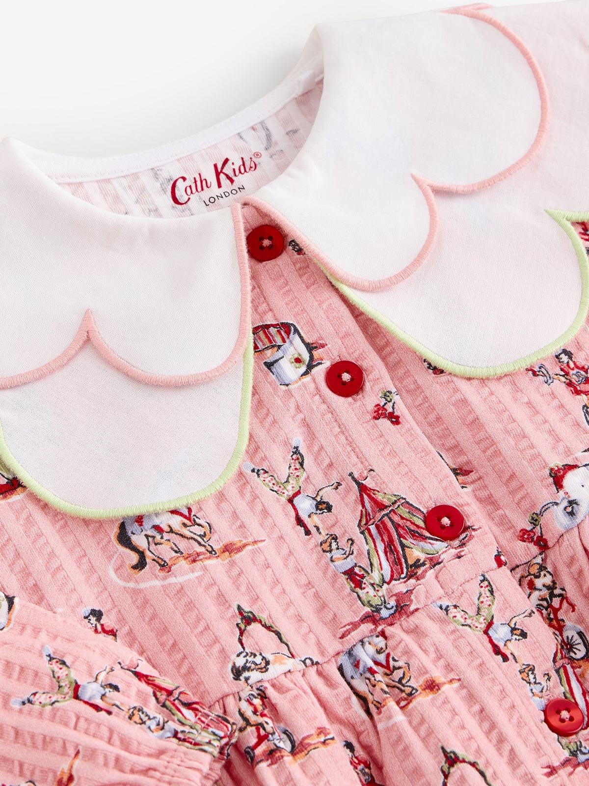 Dsiney Kidz - Pink Cath Kidston Collared Button Through Dress (3mths-7yrs) image 7