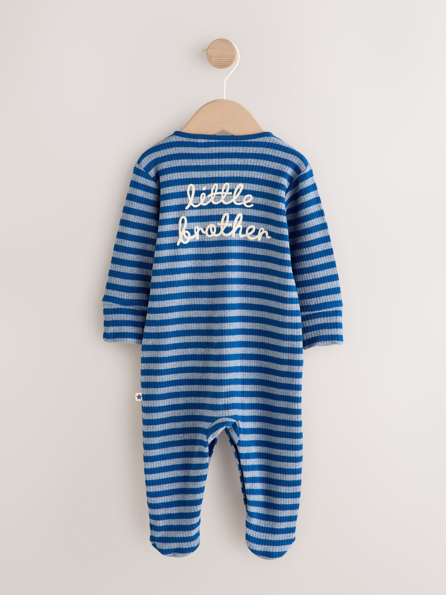 Dsiney Kidz - Navy Little Brother Family Baby Sleepsuit (0-2yrs) image 6