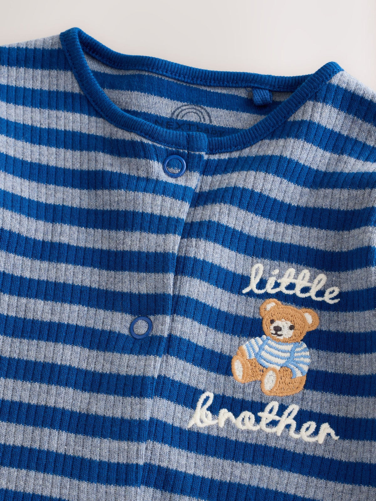 Dsiney Kidz - Navy Little Brother Family Baby Sleepsuit (0-2yrs) image 7