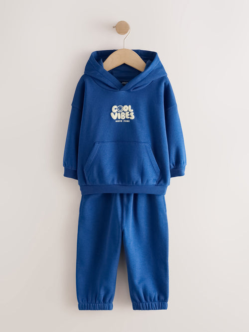 Cobalt Blue Hoodie and Joggers Set (3mths-7yrs) image 1