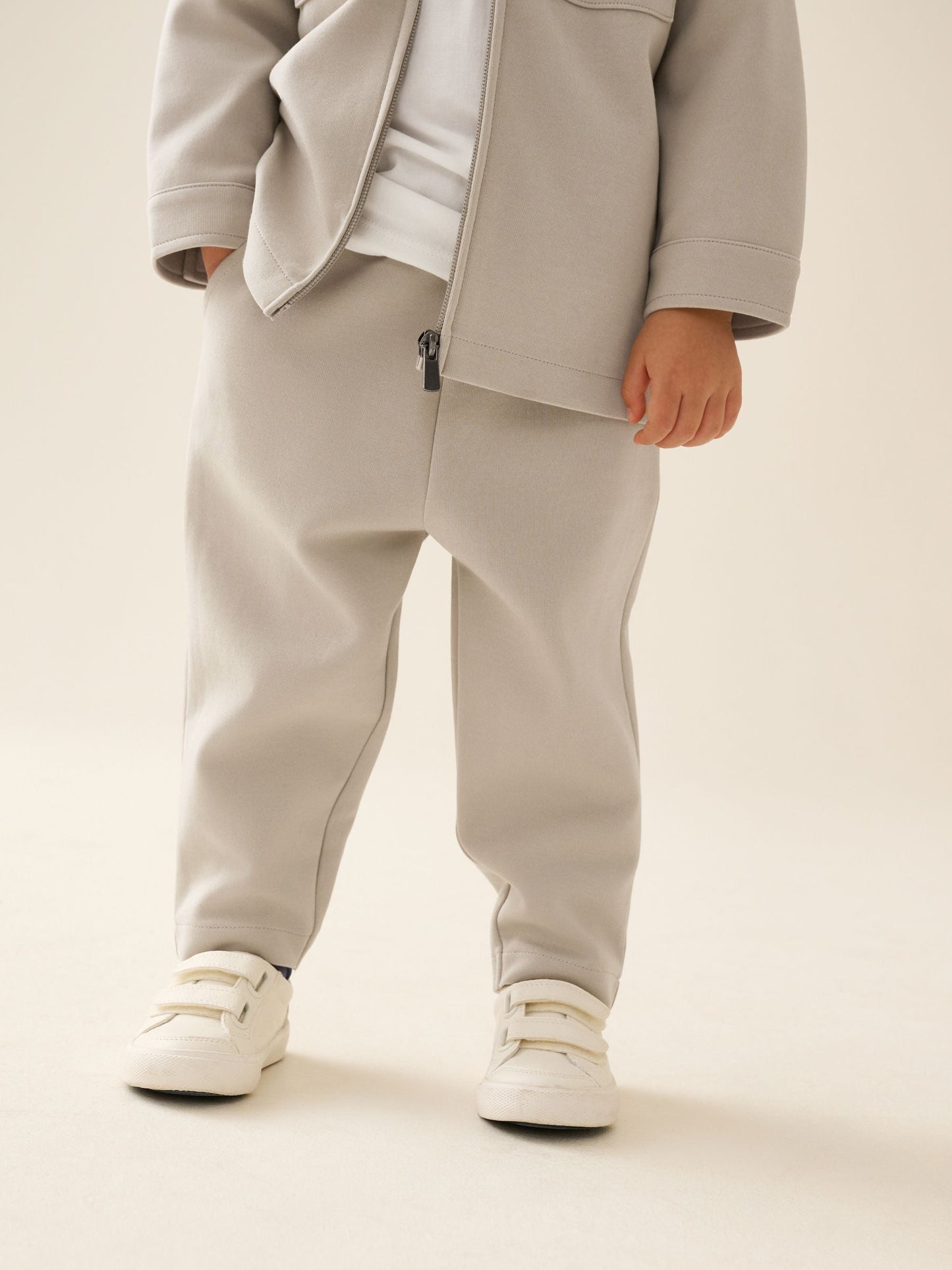 Cream Smart Jacket Top & Trousers Set 3 Piece (3mths-7yrs) image 4