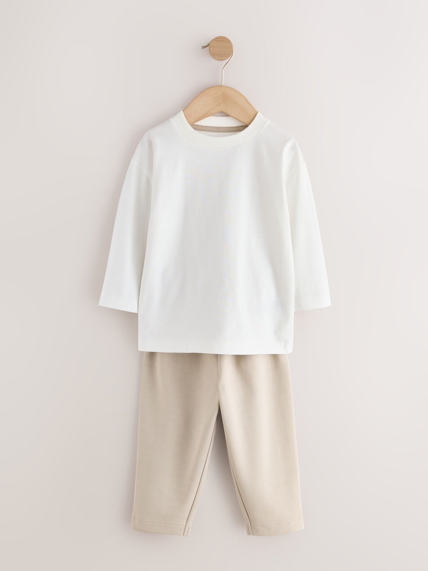 Cream Smart Jacket Top & Trousers Set 3 Piece (3mths-7yrs) image 6