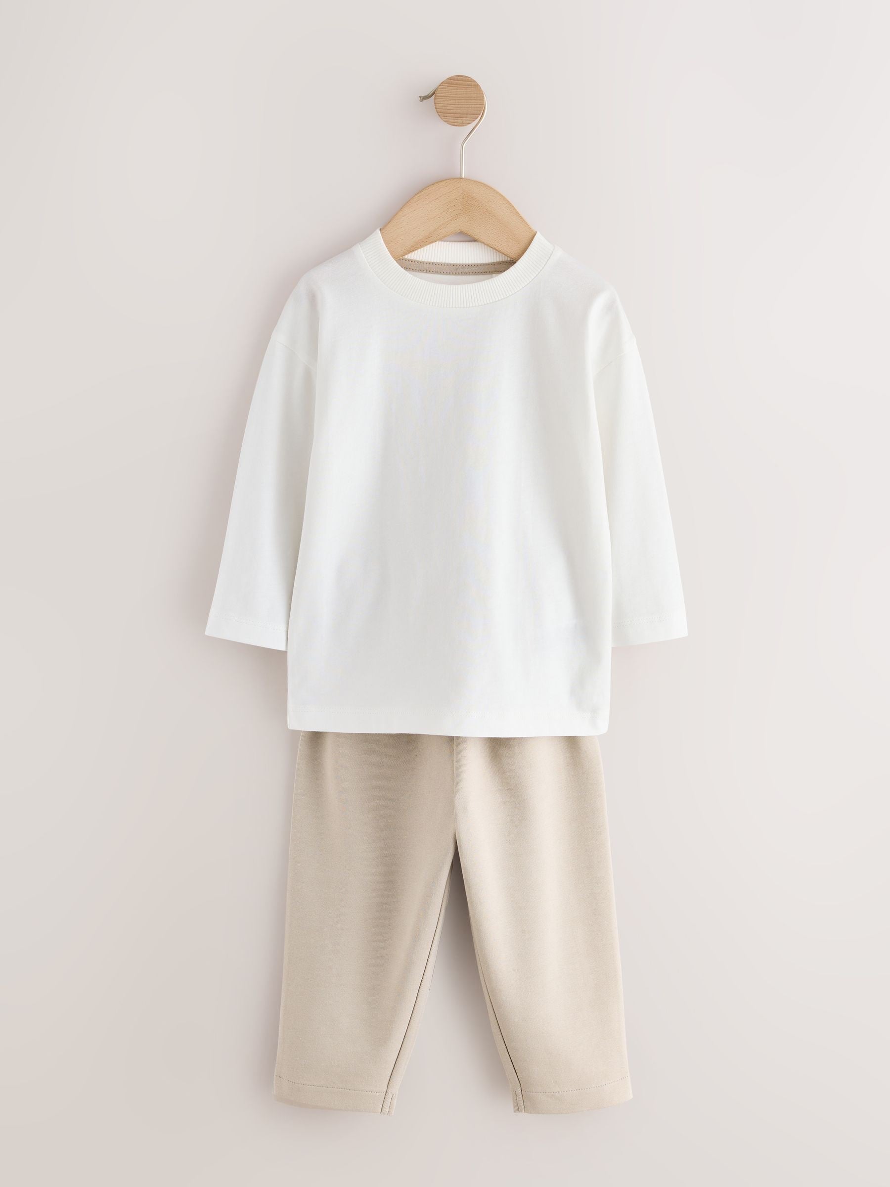 Cream Smart Jacket Top & Trousers Set 3 Piece (3mths-7yrs) image 6