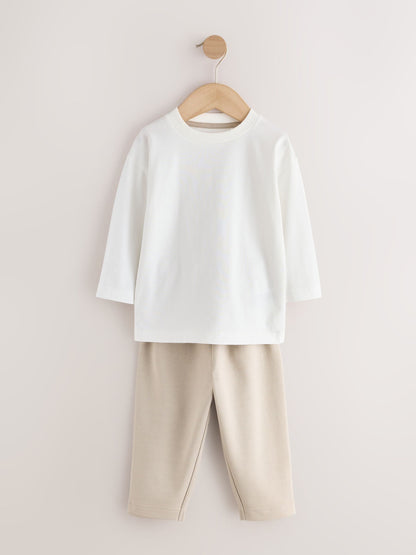 Cream Smart Jacket Top & Trousers Set 3 Piece (3mths-7yrs) image 6