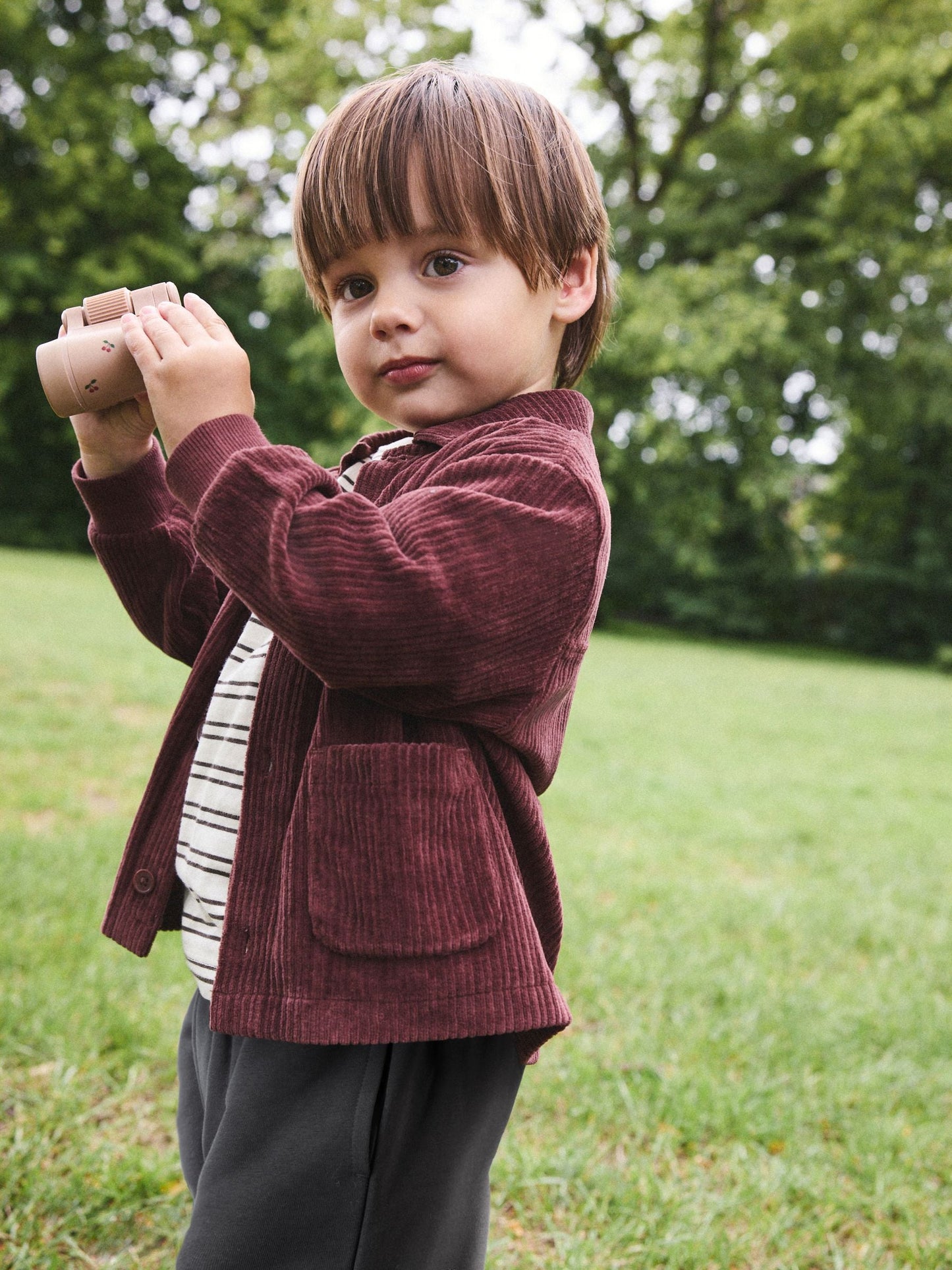 Dsiney Kidz - Burgundy Red Smart Jacket Top & Trousers Set 3 Piece (3mths-7yrs) image 2
