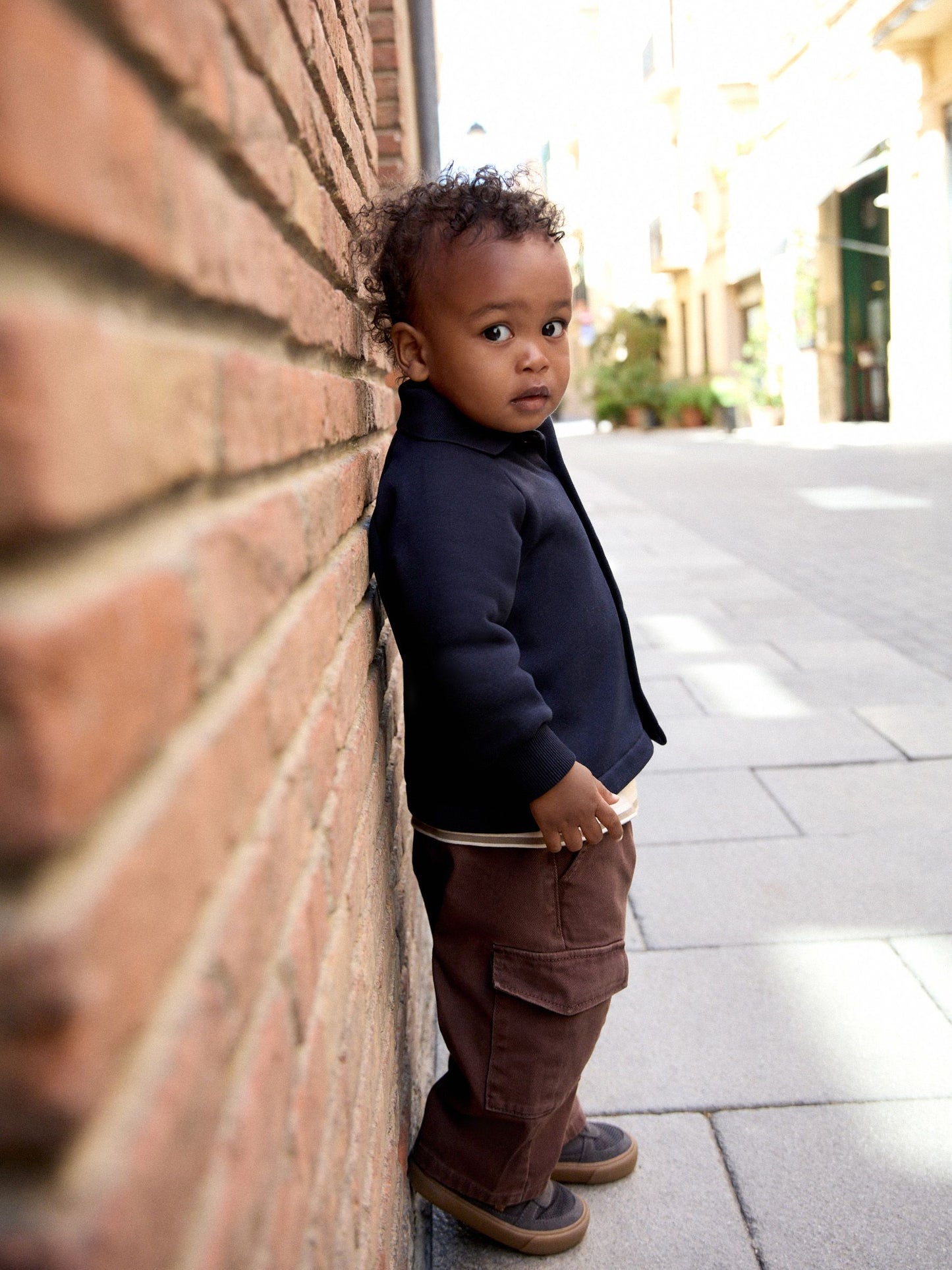 Dark Navy Smart Jacket Top & Trousers Set 3 Piece (3mths-7yrs) image 3