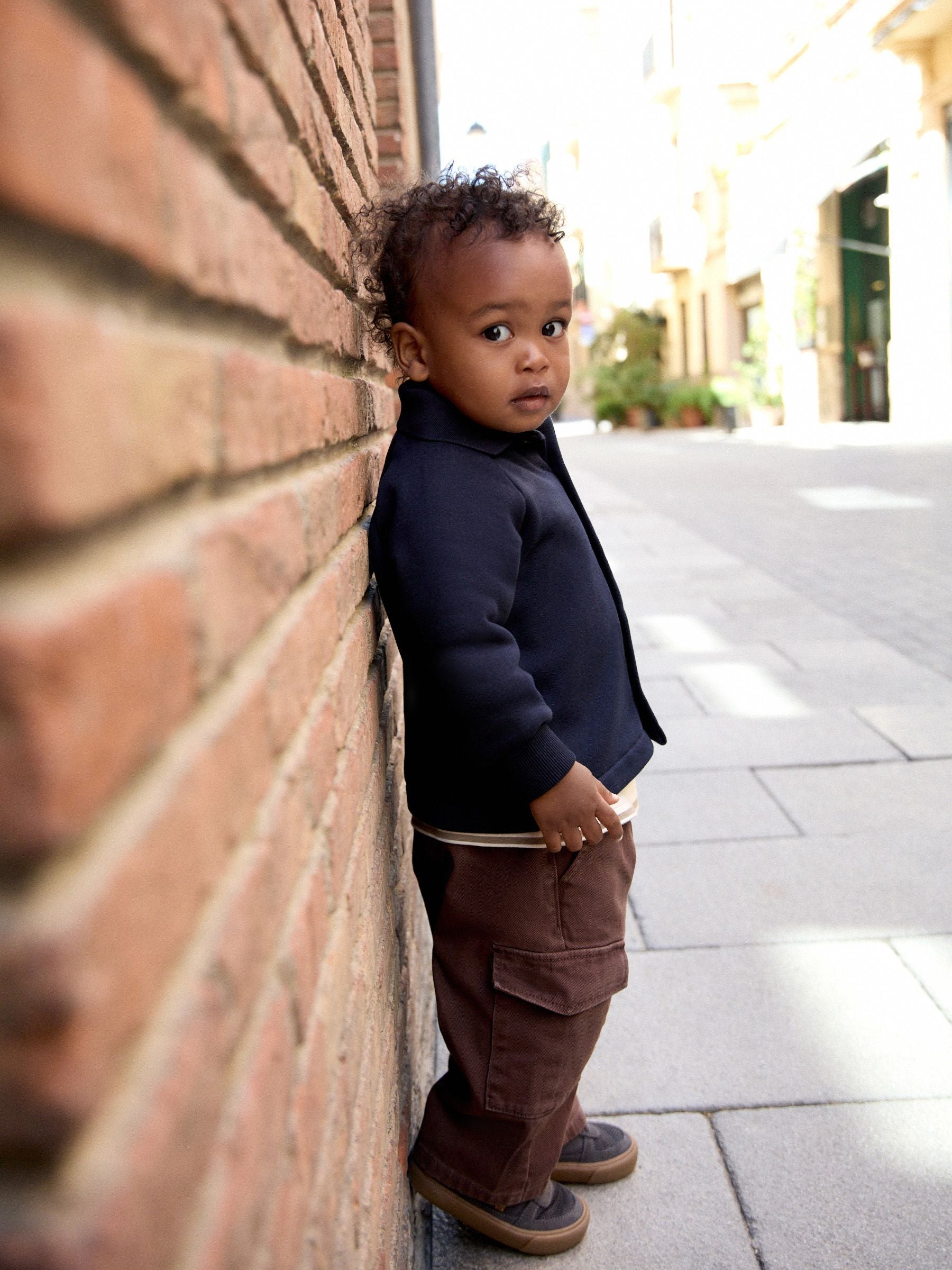 Dark Navy Smart Jacket Top & Trousers Set 3 Piece (3mths-7yrs) image 3